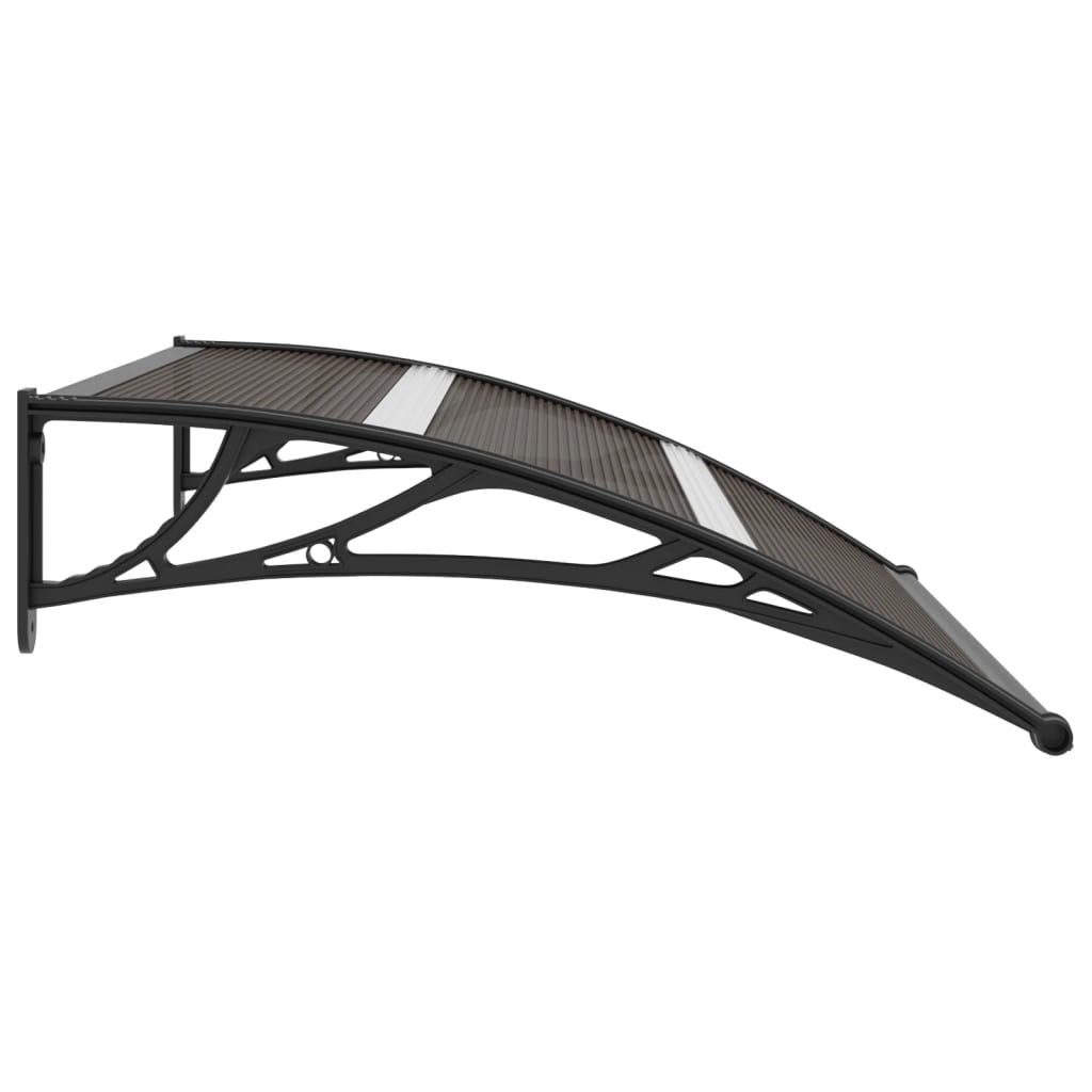 Galleria Design Door Canopy Black 120x75 cm PC