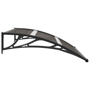 Galleria Design Door Canopy Black 120x75 cm PC