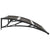 Galleria Design Door Canopy Black 120x75 cm PC