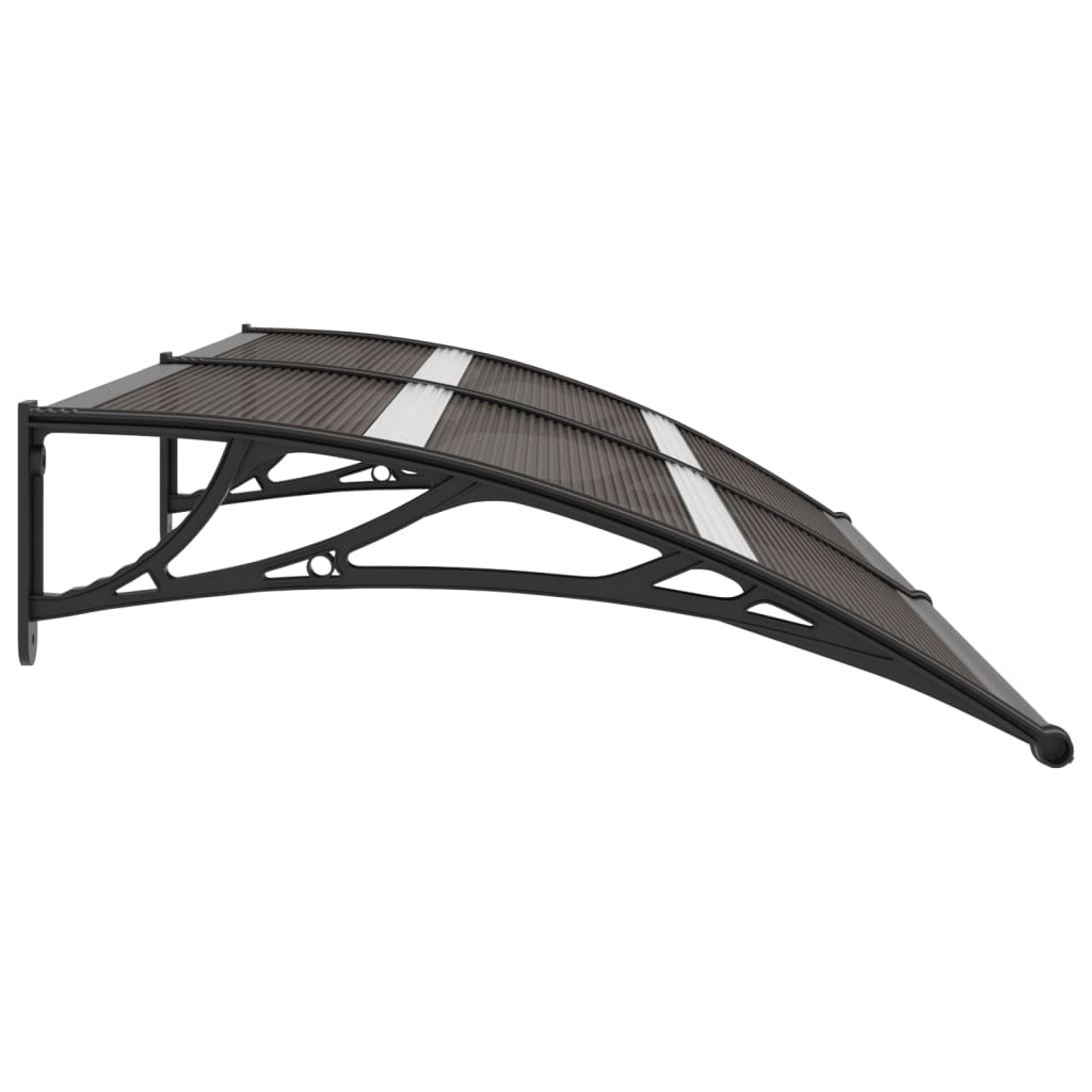 Galleria Design Door Canopy Black 200x75 cm PC