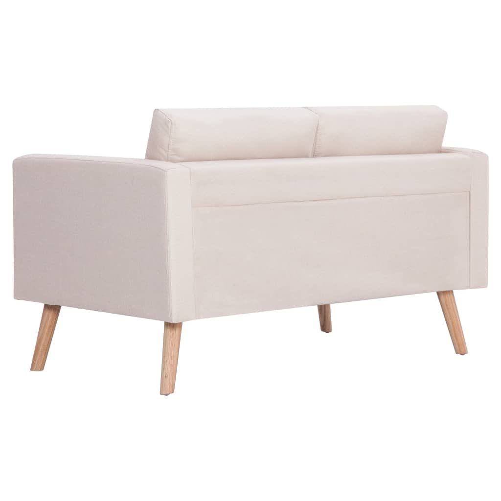 Galleria Design 2-Seater Sofa Fabric Cream