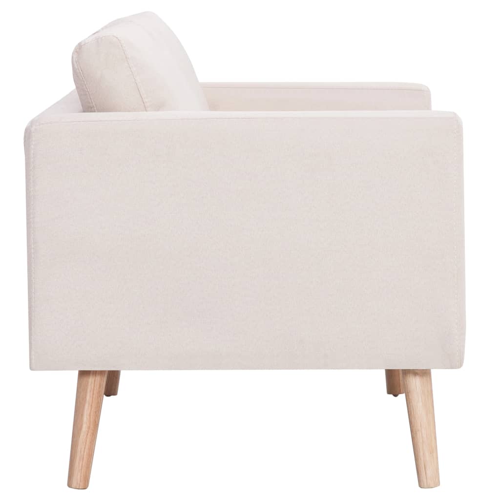 Galleria Design 2-Seater Sofa Fabric Cream
