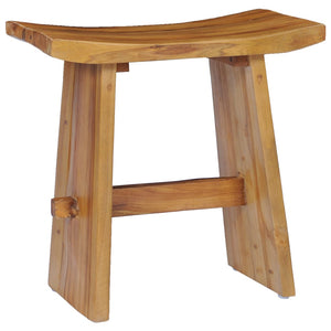 Galleria Design Stool Solid Teak Wood