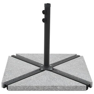 Galleria Design Umbrella Weight Plates 4 pcs Grey Granite Triangular 60 kg