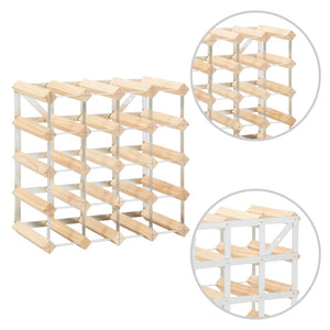 Galleria Design Wine Rack for 20 Bottles Solid Pinewood