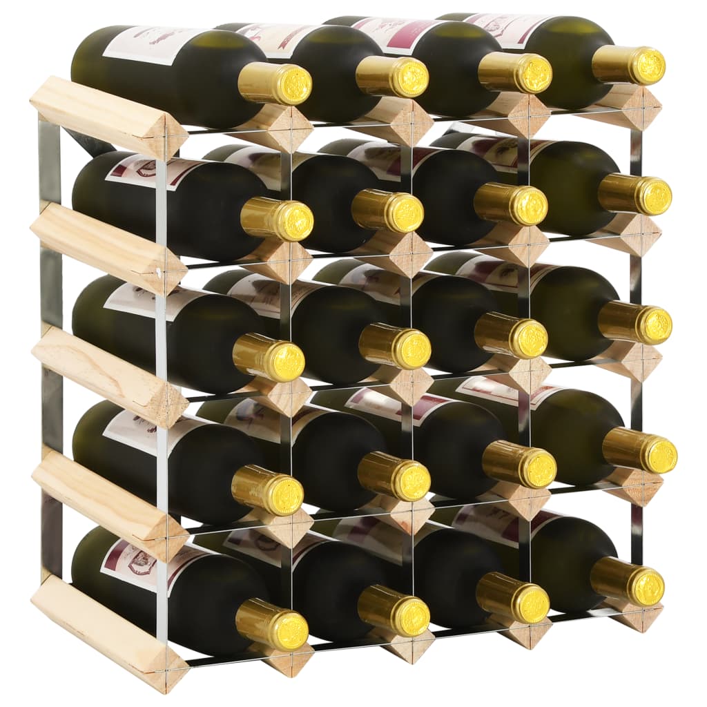 Galleria Design Wine Rack for 20 Bottles Solid Pinewood