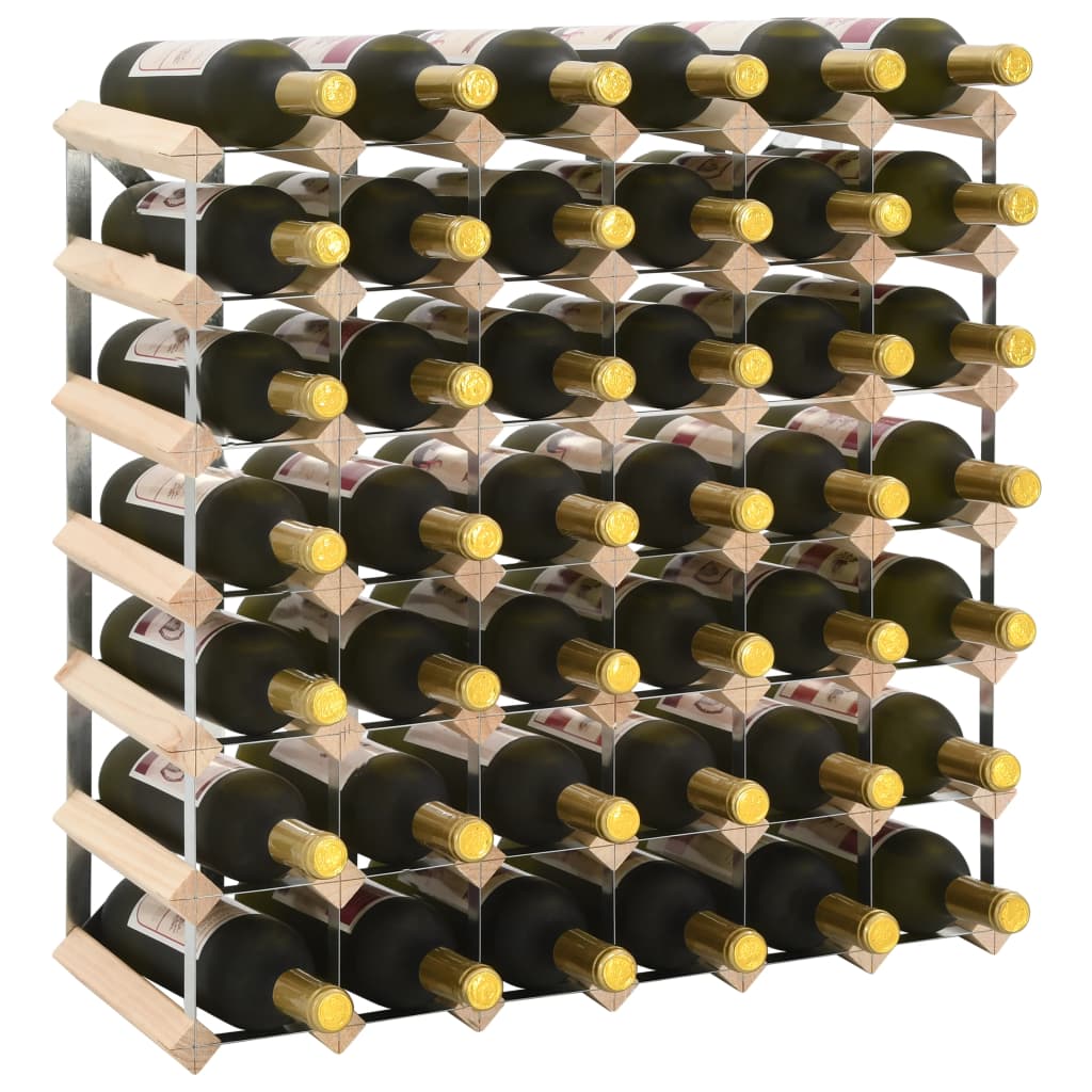 Galleria Design Wine Rack for 42 Bottles Solid Pinewood
