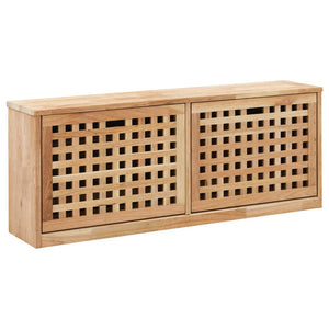 Galleria Design Shoe Storage Bench 94x20x38 cm Solid Walnut Wood
