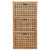 Galleria Design Shoe Storage Cabinet 55x20x104 cm Solid Walnut Wood