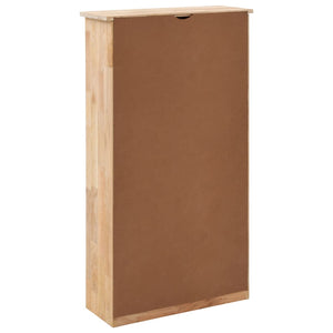 Galleria Design Shoe Storage Cabinet 55x20x104 cm Solid Walnut Wood