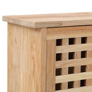 Galleria Design Shoe Storage Cabinet 55x20x104 cm Solid Walnut Wood
