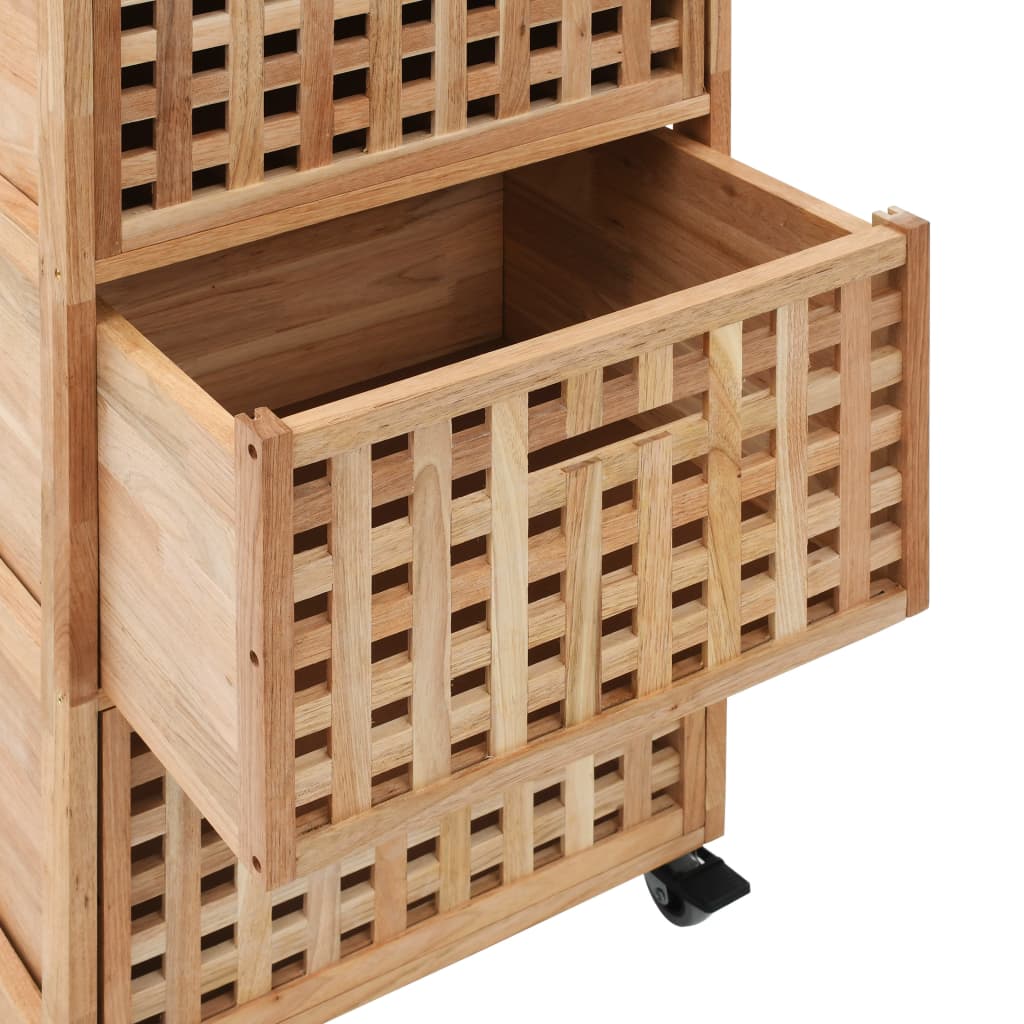 Galleria Design Bathroom Cabinet 41x41x91 cm Solid Walnut Wood