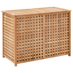 Galleria Design Laundry Bin 87.5x46x67 cm Solid Walnut Wood