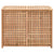 Galleria Design Laundry Bin 87.5x46x67 cm Solid Walnut Wood
