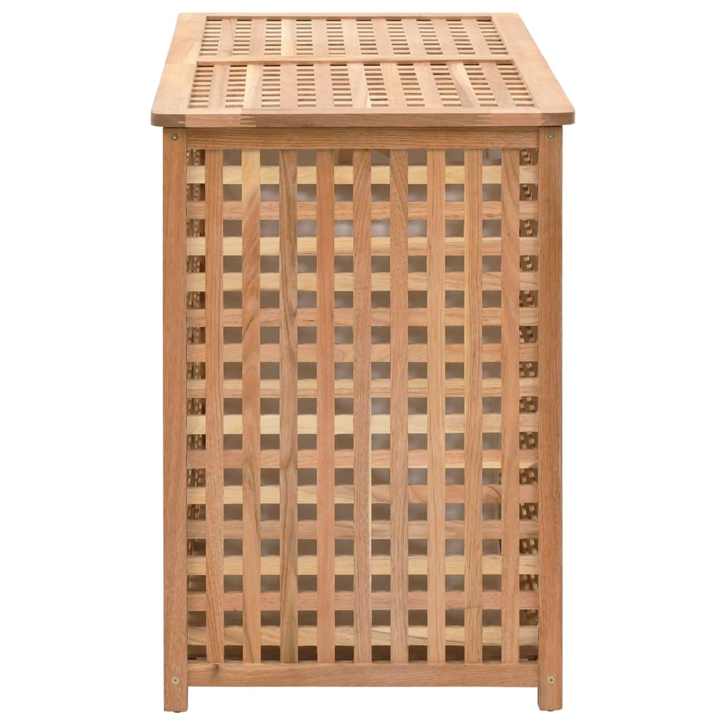 Galleria Design Laundry Bin 87.5x46x67 cm Solid Walnut Wood
