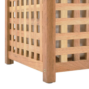 Galleria Design Laundry Bin 87.5x46x67 cm Solid Walnut Wood