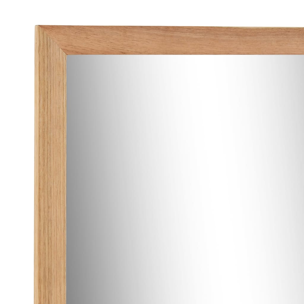Galleria Design Bathroom Mirror 60x12x62 cm  Solid Walnut Wood