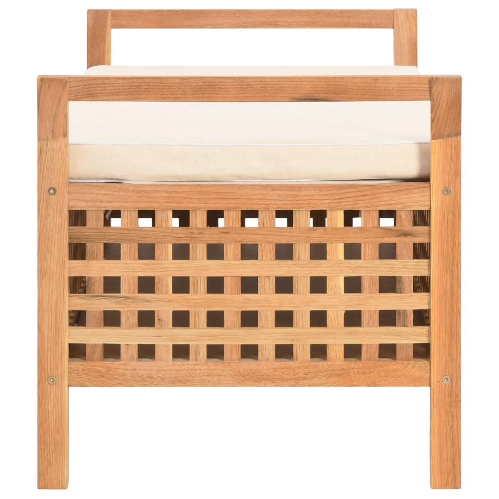 Galleria Design Storage Bench 93x49x49 cm Solid Walnut Wood