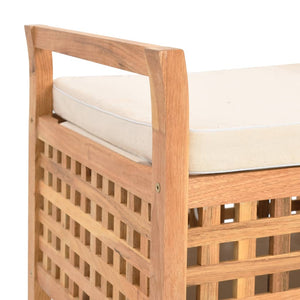 Galleria Design Storage Bench 93x49x49 cm Solid Walnut Wood