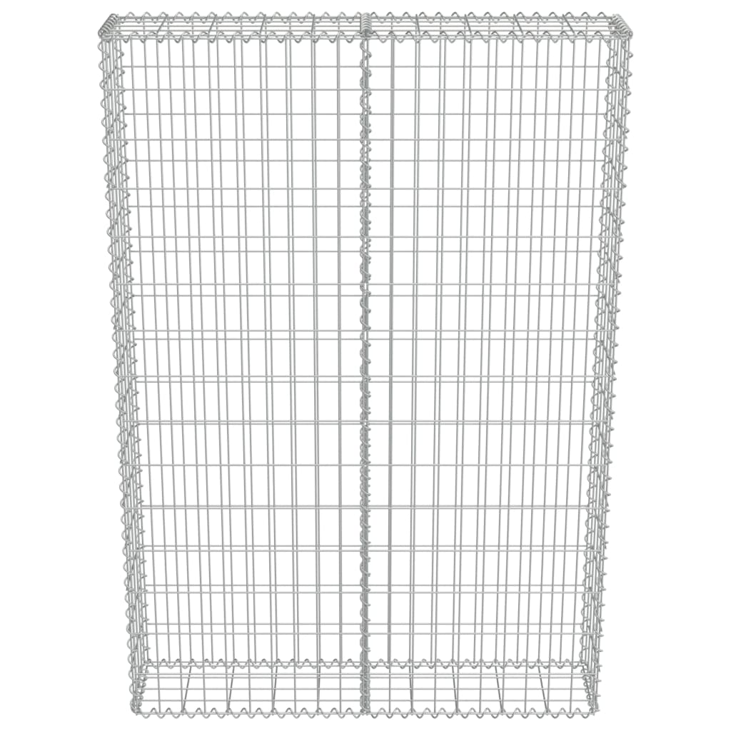 Galleria Design Gabion Wall with Covers Galvanised Steel 100x20x150 cm