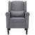 Galleria Design Armchair Dark Grey Fabric