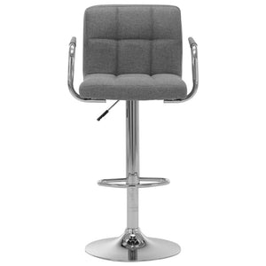 Galleria Design Bar Stools 2 pcs Black Fabric