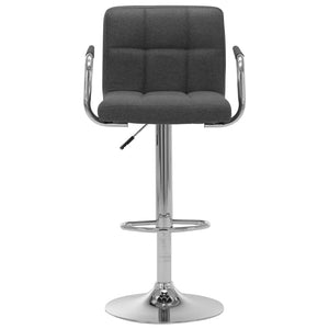 Galleria Design Bar Stools 2 pcs Black Fabric