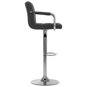 Galleria Design Bar Stools 2 pcs Black Fabric