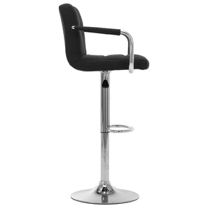 Galleria Design Bar Stools 2 pcs Black Fabric