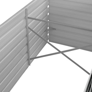 Galleria Design Garden Raised Bed Anthracite 240x80x77 cm Galvanised Steel