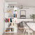 Galleria Design Book Cabinet/Room Divider White 80x24x192 cm Engineered Wood