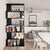 Galleria Design Book Cabinet/Room Divider Black 80x24x192 cm Engineered Wood