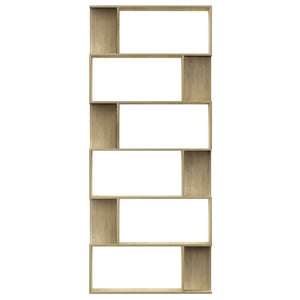 Galleria Design Book Cabinet/Room Divider Sonoma Oak 80x24x192 cm Engineered Wood