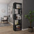 Galleria Design Book Cabinet/Room Divider Black 45x24x159 cm Engineered Wood