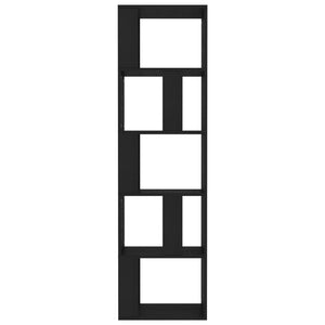 Galleria Design Book Cabinet/Room Divider Black 45x24x159 cm Engineered Wood
