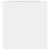 Galleria Design Vinyl Storage Box White 71x34x36 cm Engineered Wood