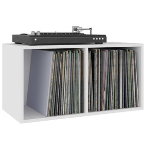 Galleria Design Vinyl Storage Box White 71x34x36 cm Engineered Wood