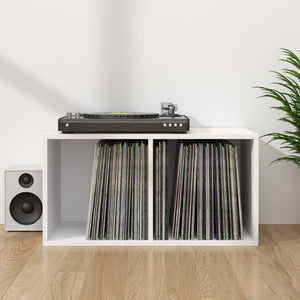 Galleria Design Vinyl Storage Box White 71x34x36 cm Engineered Wood
