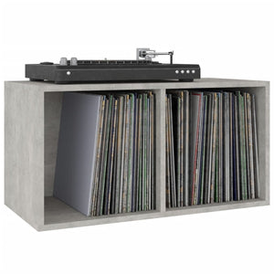Galleria Design Vinyl Storage Box Concrete Grey 71x34x36 cm Engineered Wood