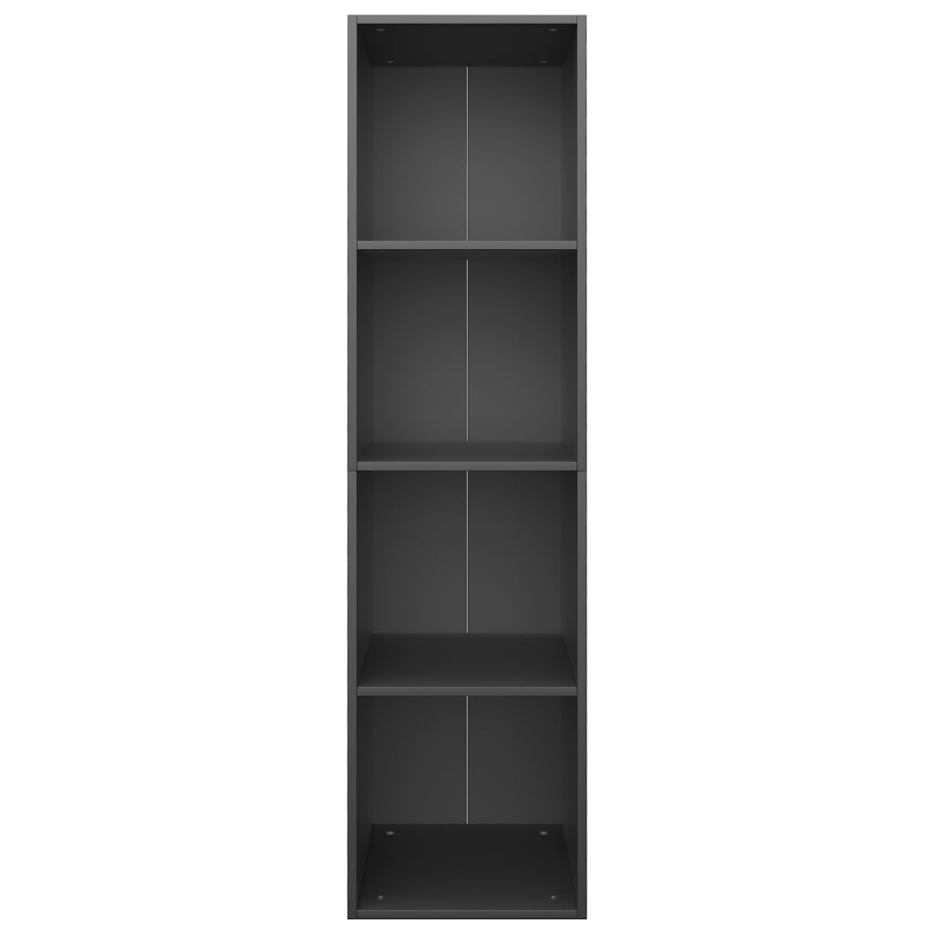 Galleria Design Book Cabinet/TV Cabinet Black 36x30x143 cm Engineered Wood