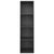 Galleria Design Book Cabinet/TV Cabinet Black 36x30x143 cm Engineered Wood