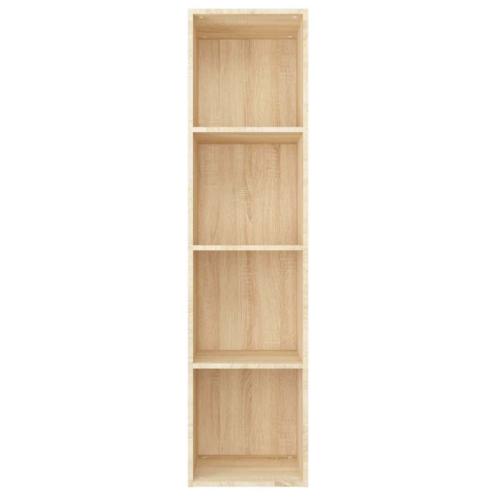Galleria Design Book Cabinet/TV Cabinet Black 36x30x143 cm Engineered Wood