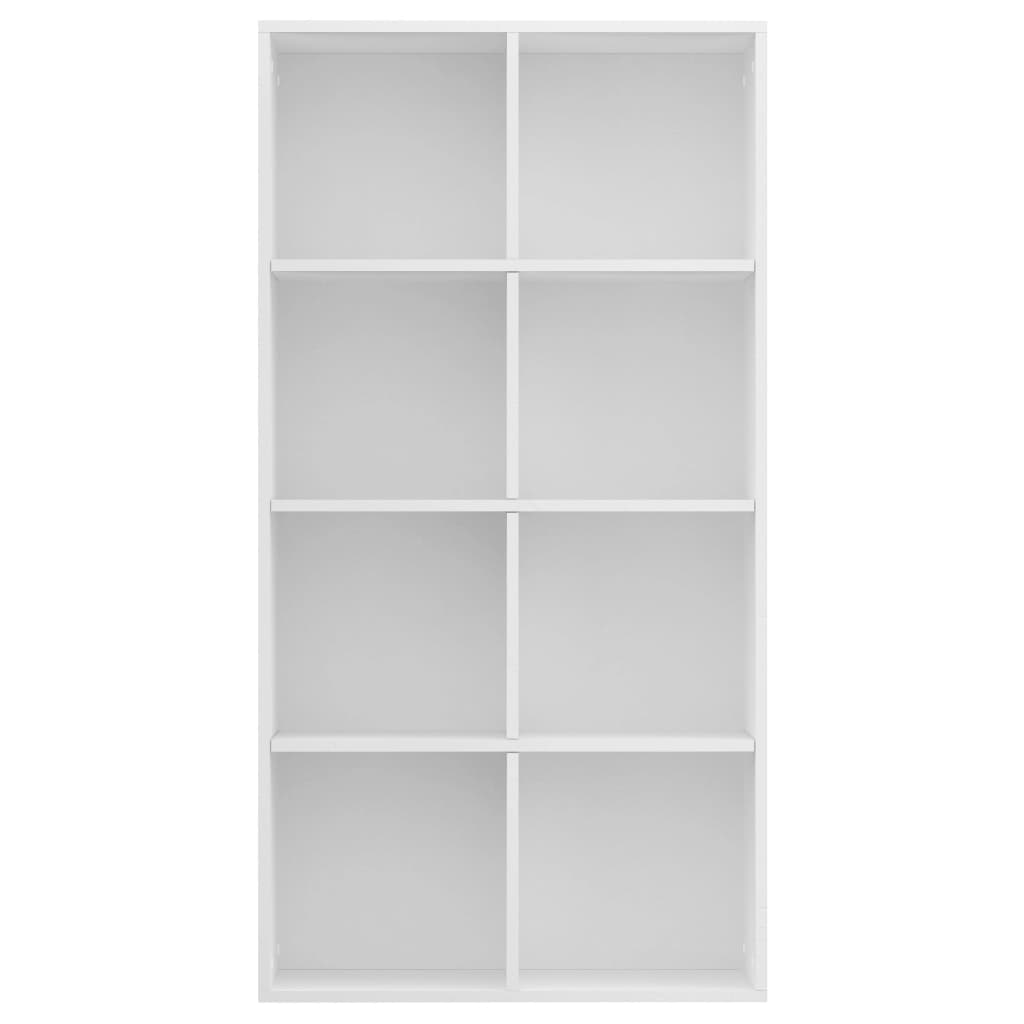 Galleria Design Book Cabinet/Sideboard White 66x30x130 cm Engineered Wood