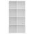 Galleria Design Book Cabinet/Sideboard White 66x30x130 cm Engineered Wood