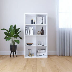 Galleria Design Book Cabinet/Sideboard White 66x30x130 cm Engineered Wood