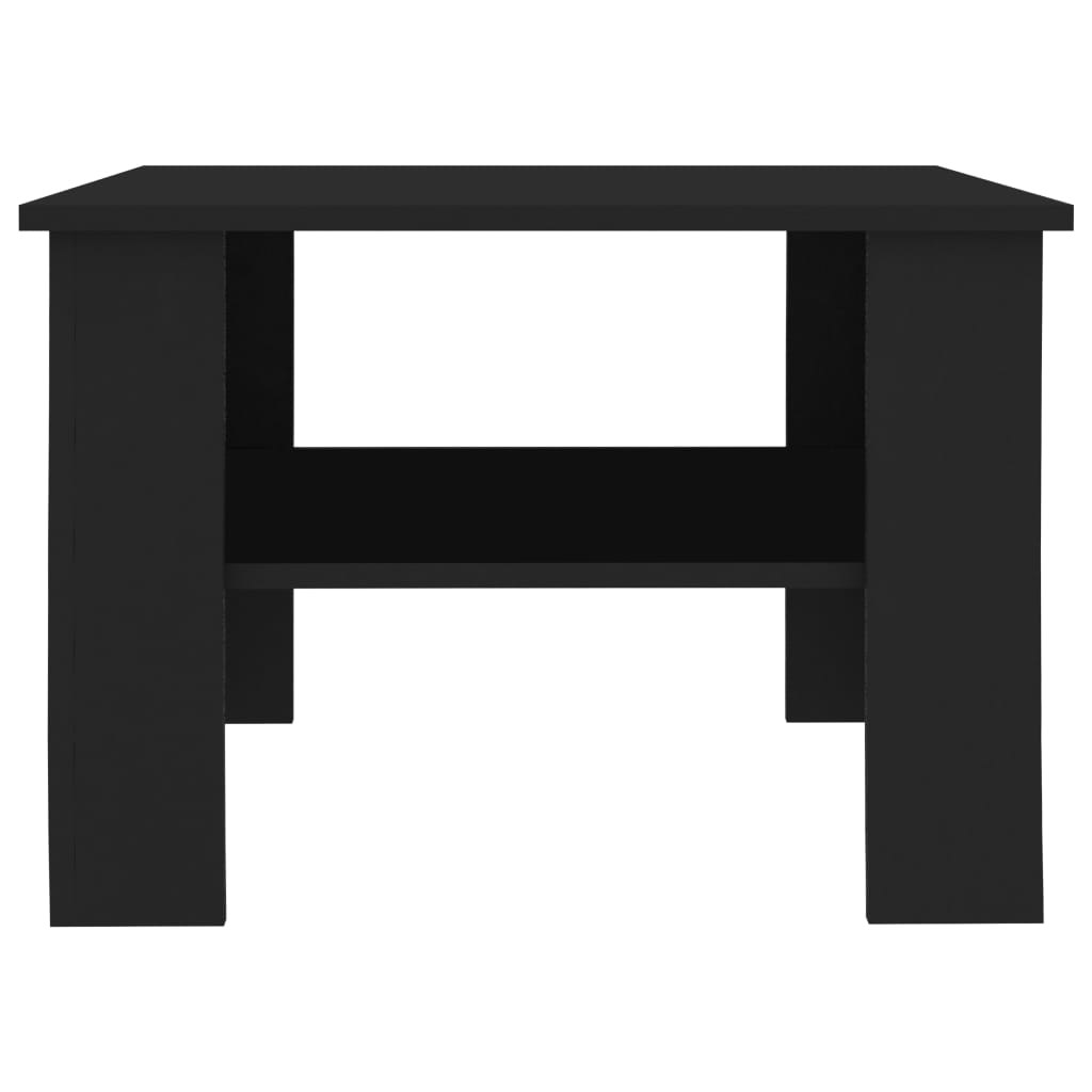 Galleria Design Coffee Table Black 60x60x42 cm Engineered Wood