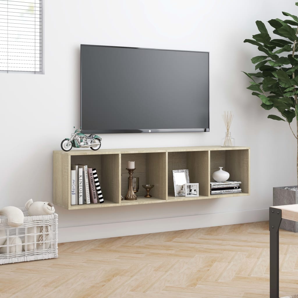 Galleria Design Book Cabinet/TV Cabinet Sonoma Oak 143x30x36 cm