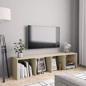 Galleria Design Book Cabinet/TV Cabinet Sonoma Oak 143x30x36 cm