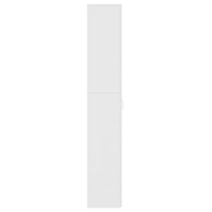 Galleria Design Office Cabinet White 60x32x190 cm Engineered Wood