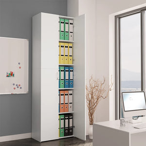 Galleria Design Office Cabinet White 60x32x190 cm Engineered Wood